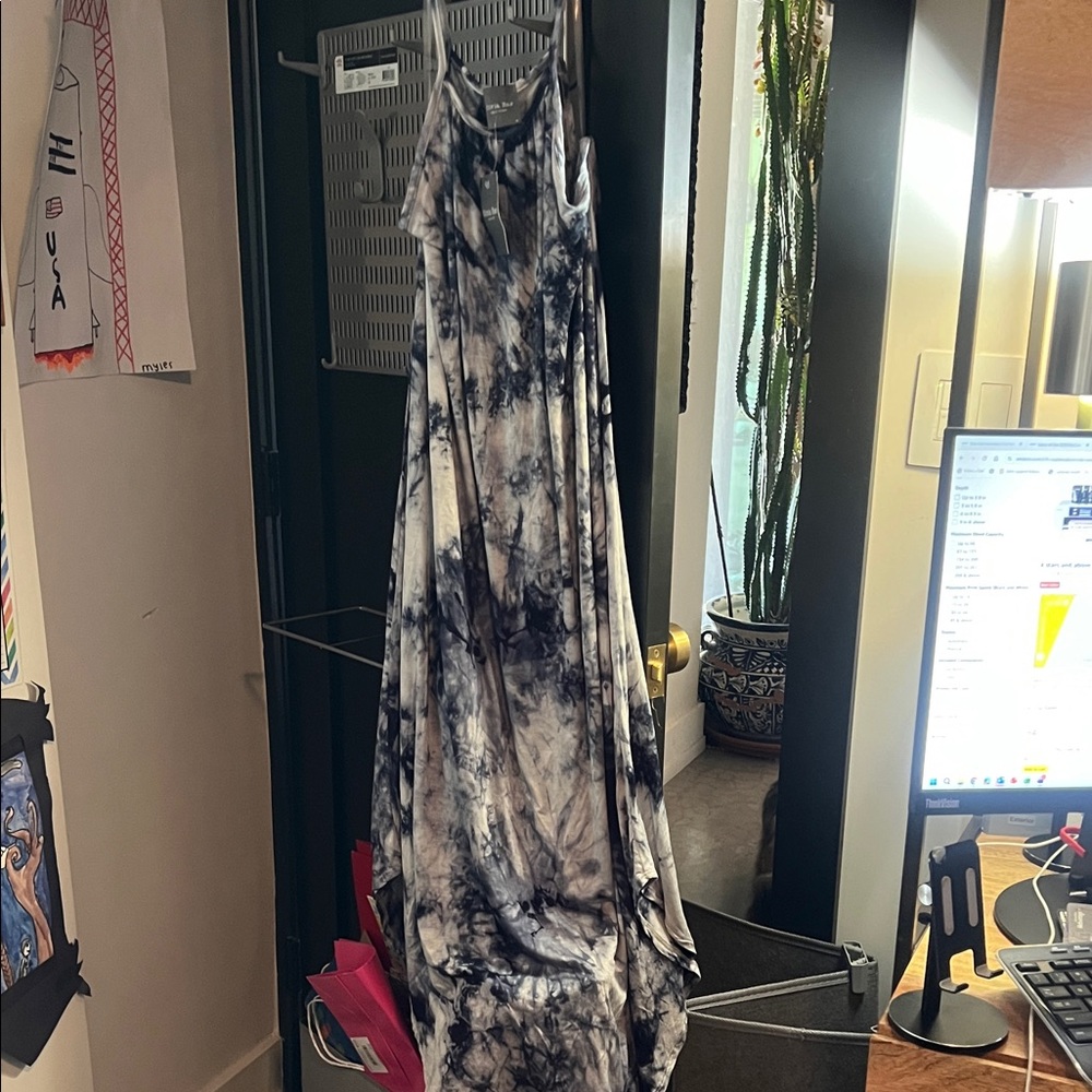 Olivia Rae Black and White Maxi Dress
